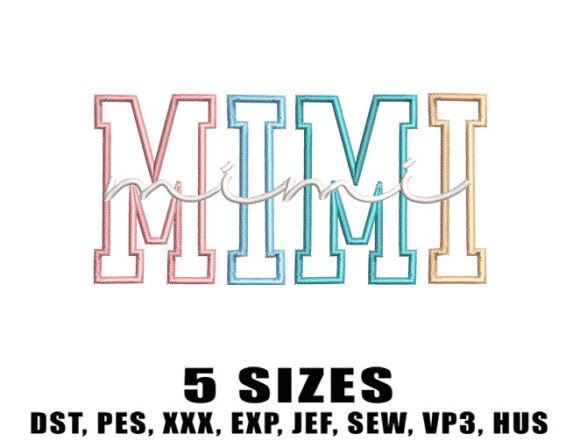 Review: Mimi Varsity Embroidery Design