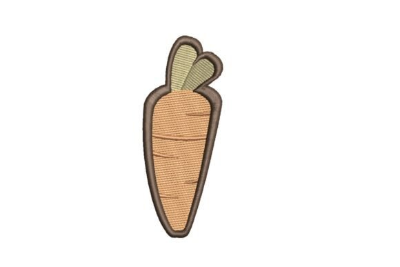 Simple Carrot Embroidery: A Sweet Design Review